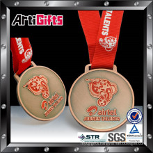 Customized design 3d embossed logo custom race medals